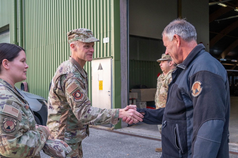 Third Air Force leaders visit Pathfinders, NATO Joint Warfare Centre in Norway