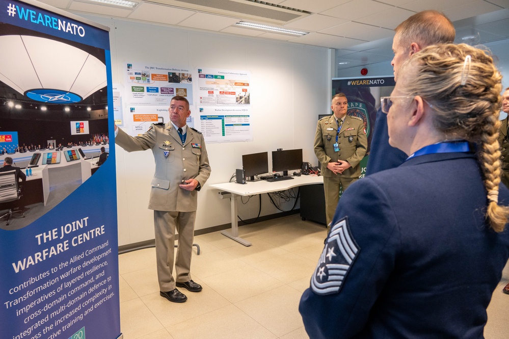 Third Air Force leaders visit Pathfinders, NATO Joint Warfare Centre in Norway