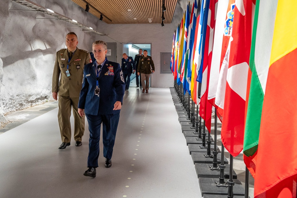 Third Air Force Leadership visit NATO Joint Warfare Centre for 20th Anniversary Celebration