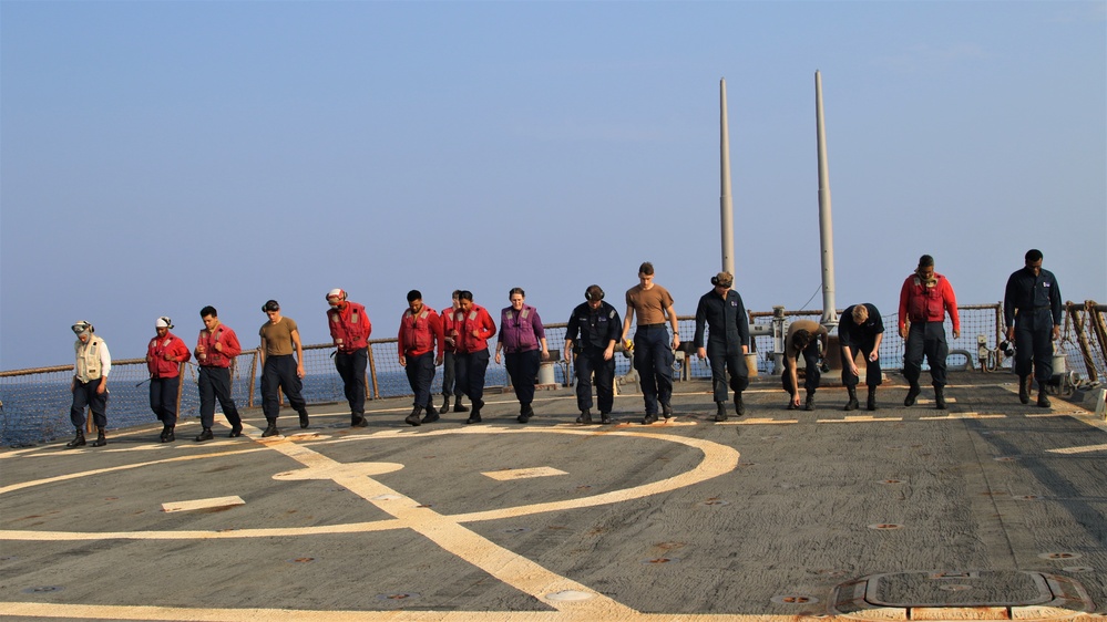 USS McFaul Conducts Flight Operations