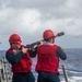 USS Kidd Replenishment at Sea