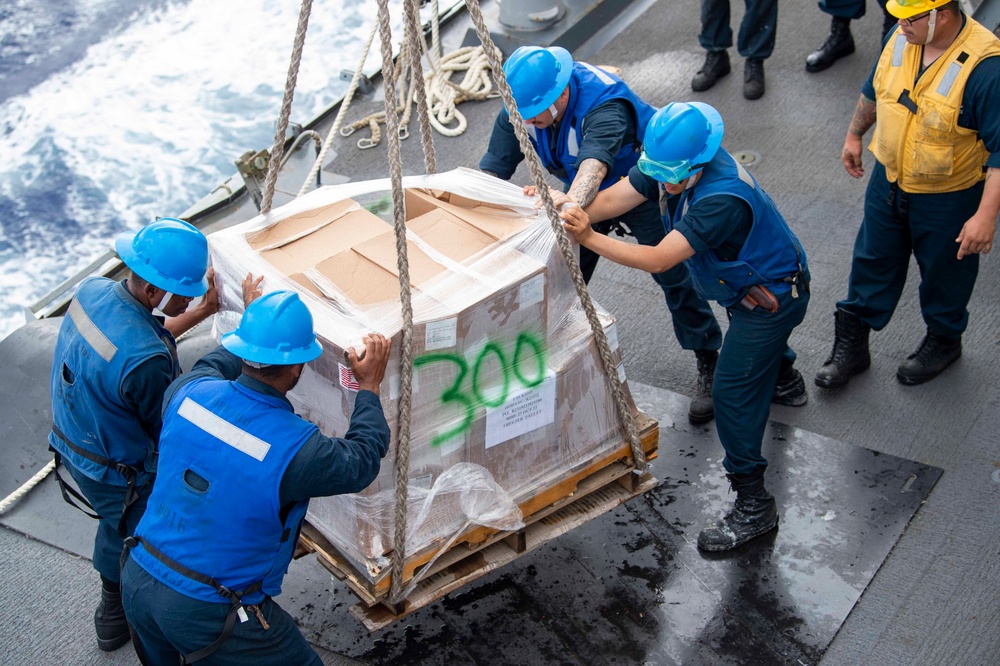 USS Kid Replenishment at Sea