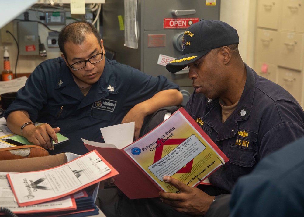 USS Antietam Daily Operations