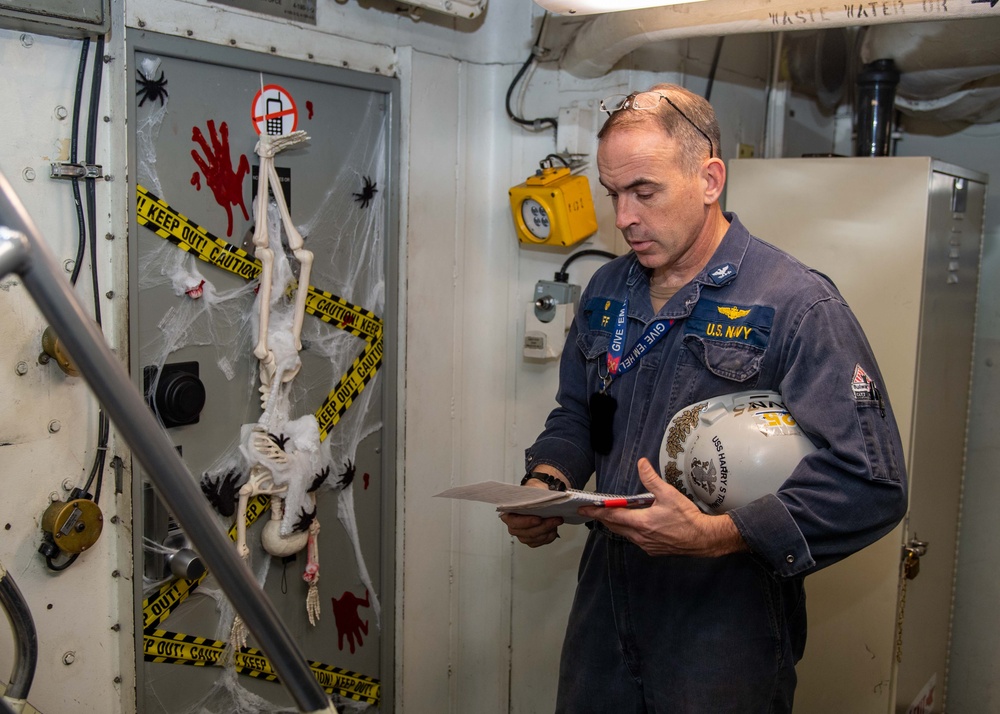 Truman is the flagship of the Harry S. Truman Carrier Strike Group and is currently in port aboard Naval Station Norfolk.