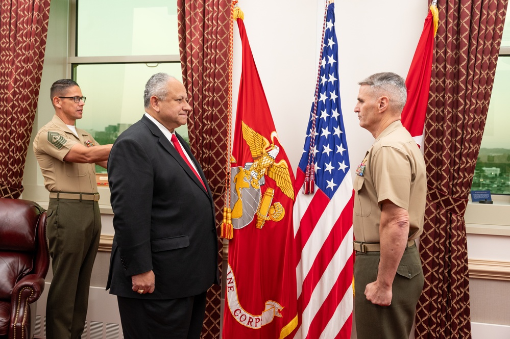 Secretary of the Navy swears-in 37th Assistant Commandant of the Marine Corps