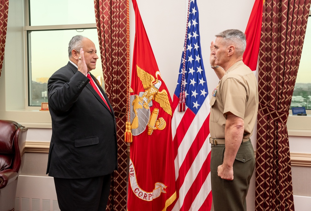 Secretary of the Navy swears-in 37th Assistant Commandant of the Marine Corps