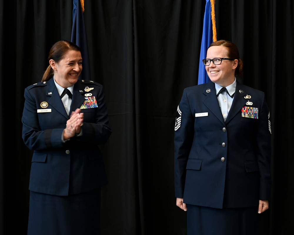 Promotion: Chief Master Sgt. Lindsey Hruby