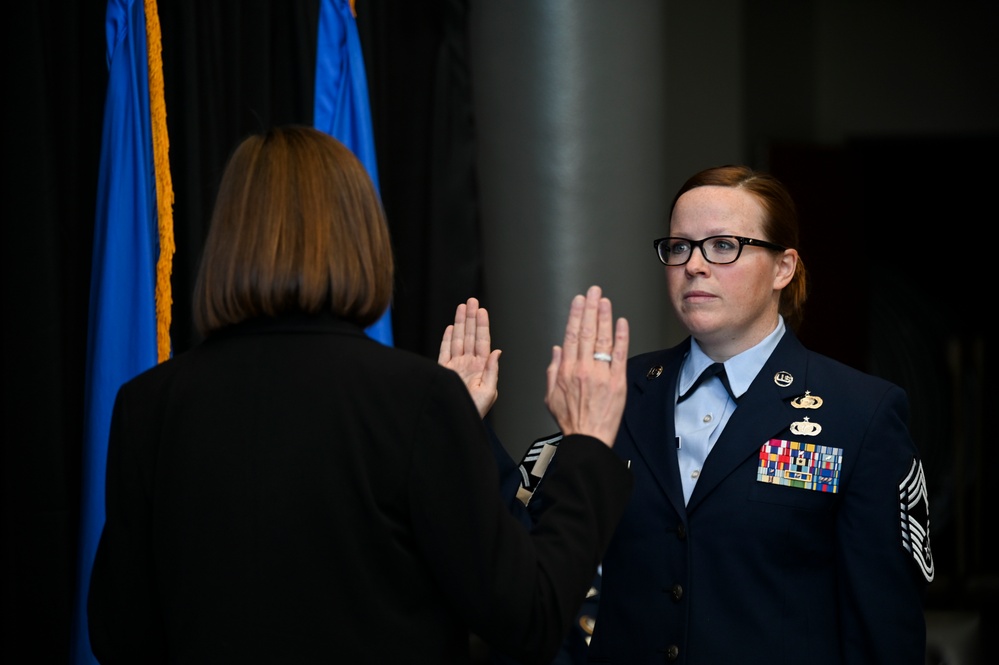 Promotion: Chief Master Sgt. Lindsey Hruby