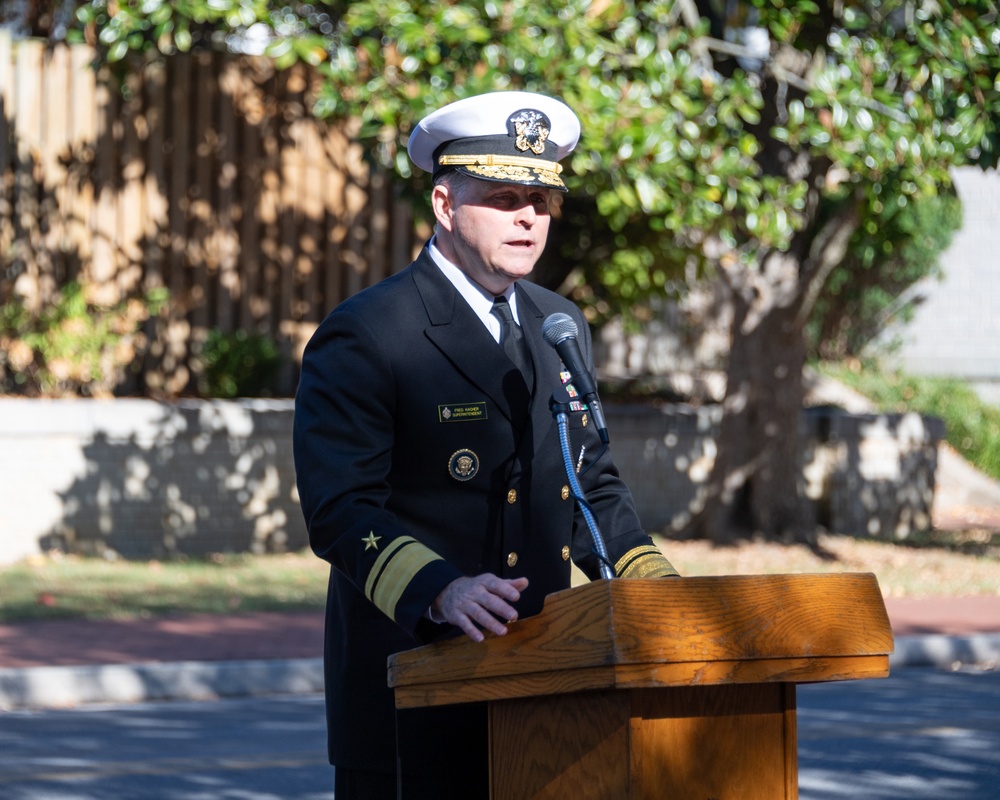 U.S. Naval Academy Calvert Road Renaming Dediciation