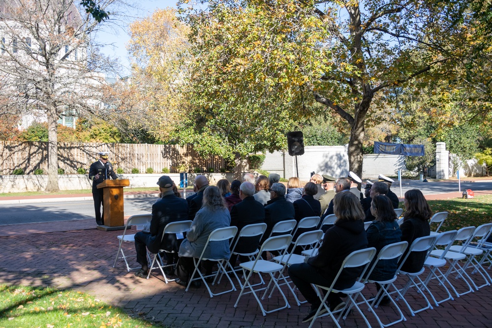 U.S. Naval Academy Calvert Road Renaming Dedication