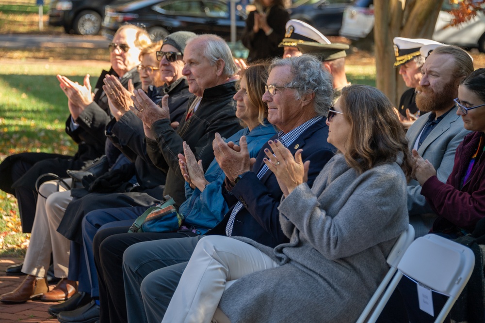 U.S. Naval Academy Calvert Road Renaming Dedication