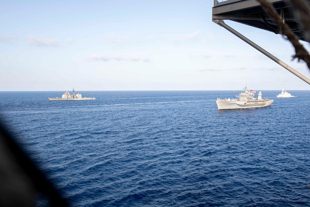 Gerald R. Ford and Dwight D. Eisenhower Carrier Strike Groups Support Operations in the Mediterranean Sea