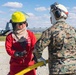 24th Marine Expeditionary Unit Aviation Combat Element train in Shipboard Firefighting