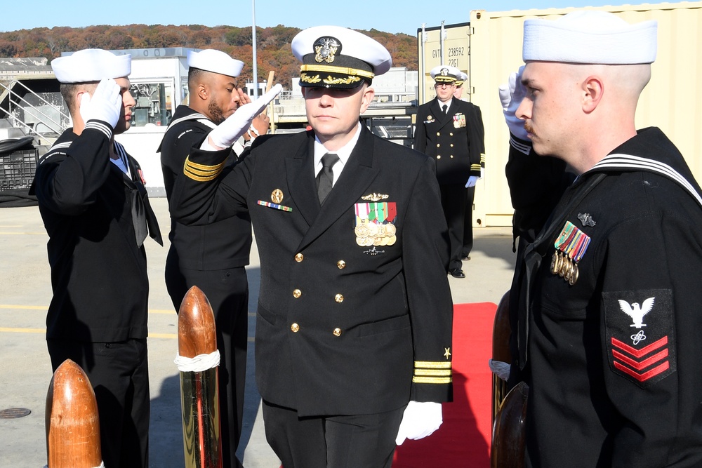 USS Newport News (SSN 750) change-of-command ceremony