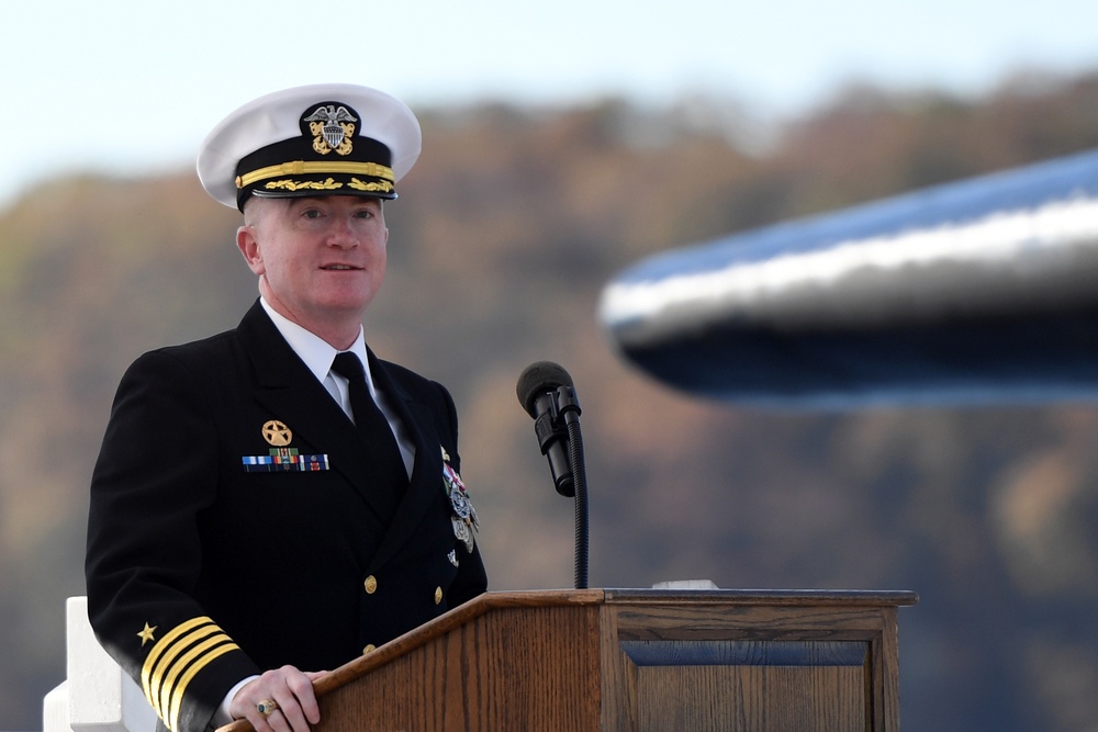 USS Newport News (SSN 750) change-of-command ceremony