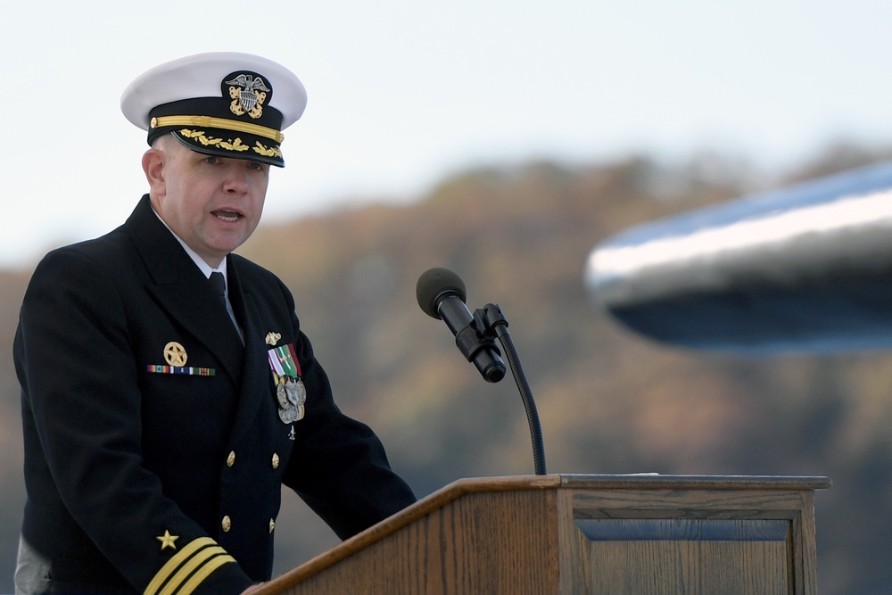 USS Newport News (SSN 750) change-of-command ceremony