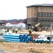 October 2023 barracks construction operations at Fort McCoy