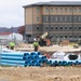 October 2023 barracks construction operations at Fort McCoy