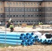 October 2023 barracks construction operations at Fort McCoy