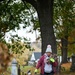 Airmen clean up cemetery where the wing's first commander rests