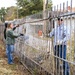 Airmen clean up cemetery where the wing's first commander rests