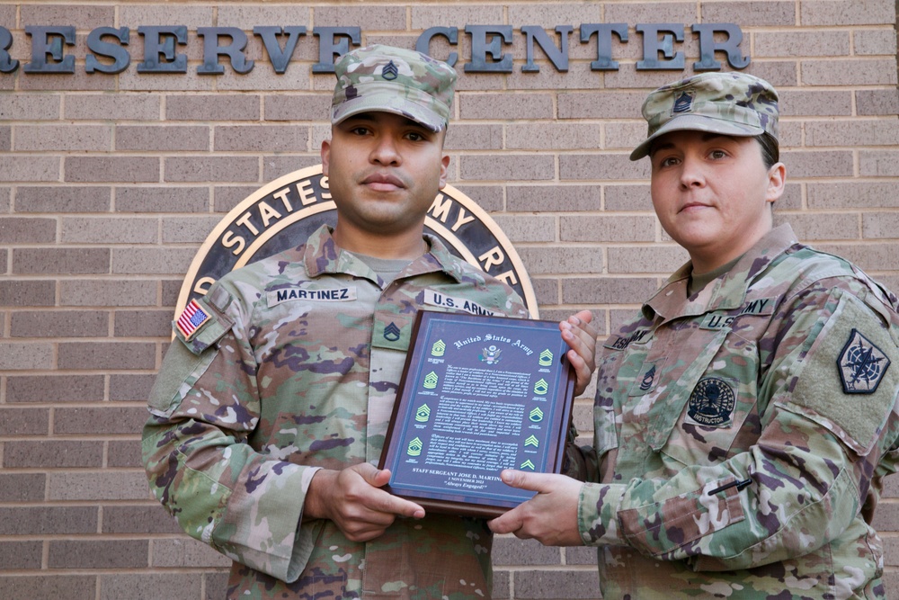 MIRC promotes Staff Sgt. Jose Martinezrivas