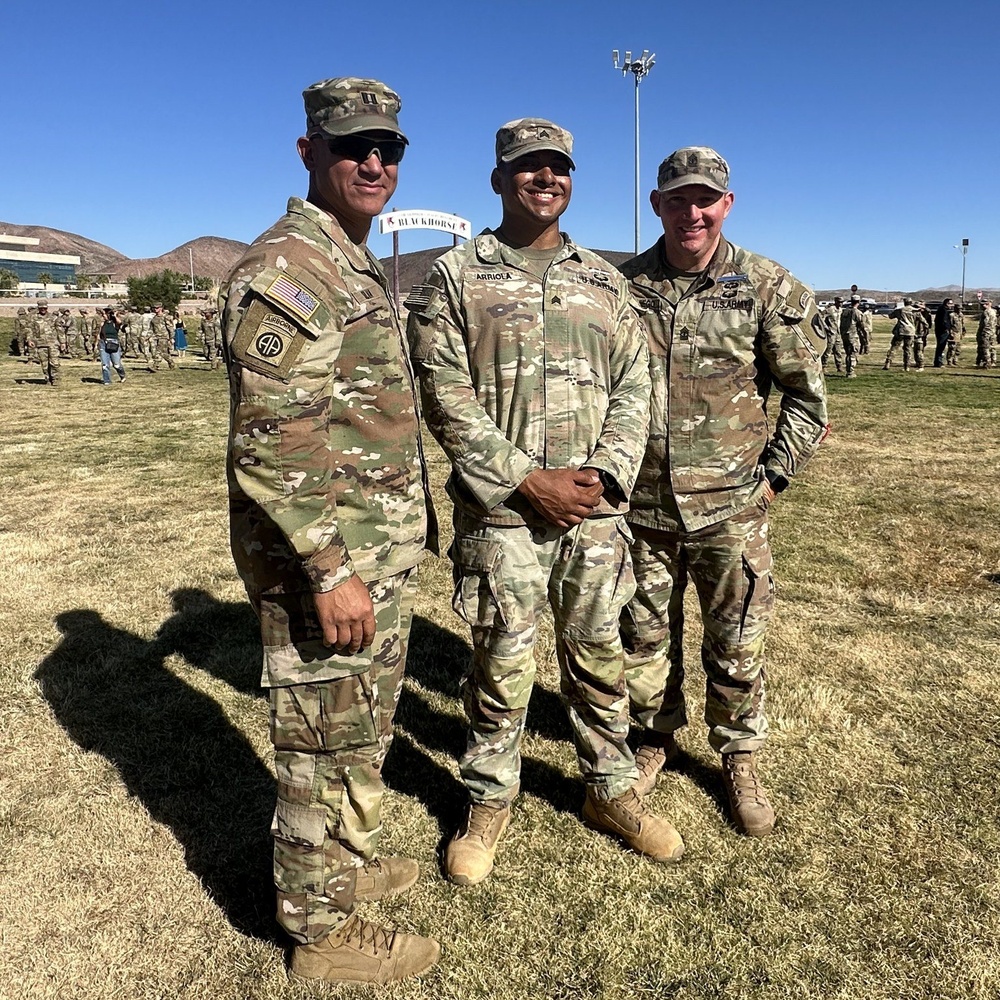 Paralegal Earns Expert Soldier Badge at Fort Irwin