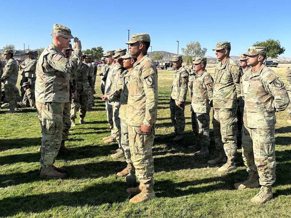 Paralegal Earns Expert Soldier Badge at Fort Irwin