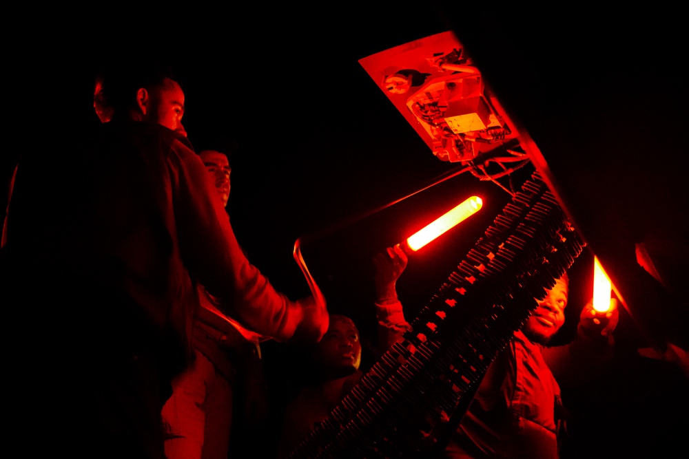 Nighttime Munitions Loading