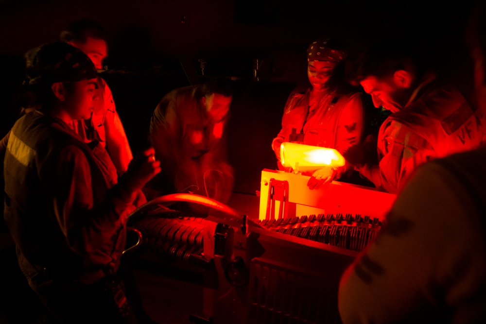 Nighttime Munitions Loading