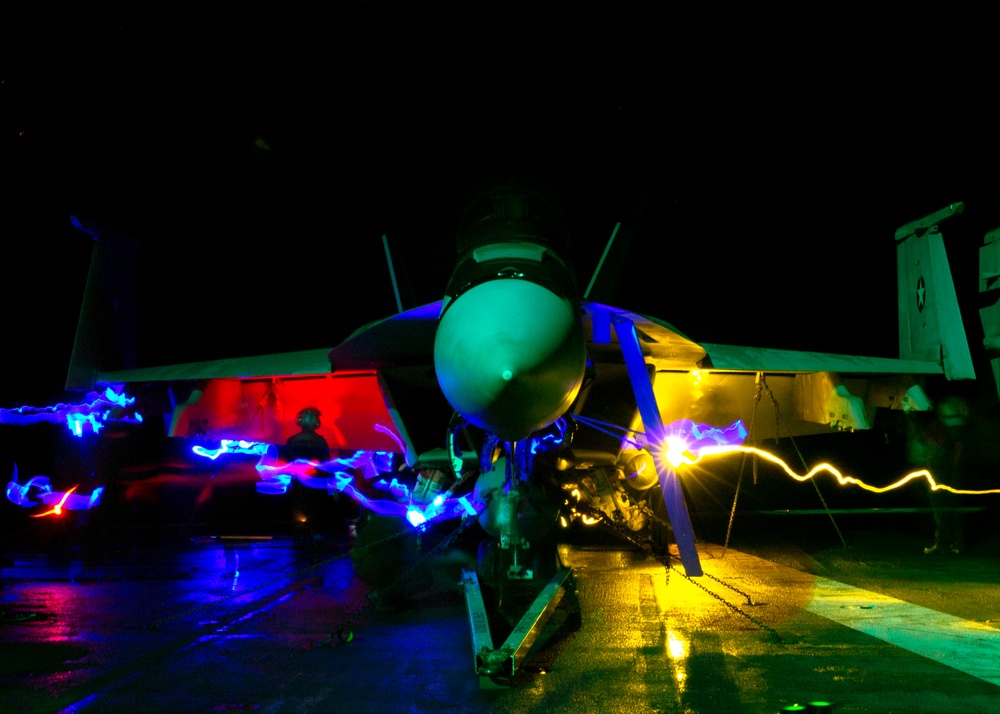 Nighttime Routine Aircraft Maintenance