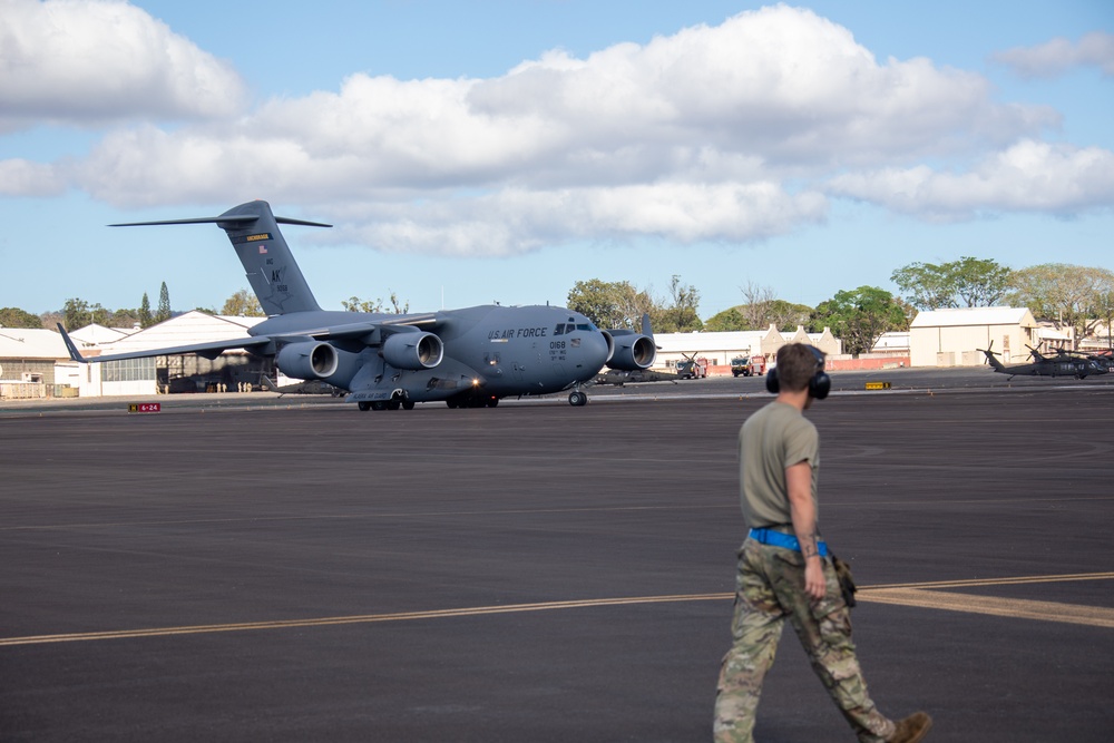 JPMRC 24-01: C130 Landing on Wheeler Army Airfield