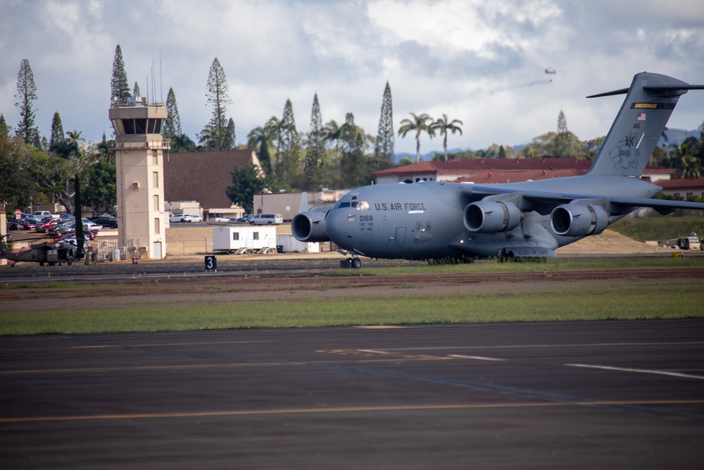 JPMRC 24-01: C130 Landing on Wheeler Army Airfield