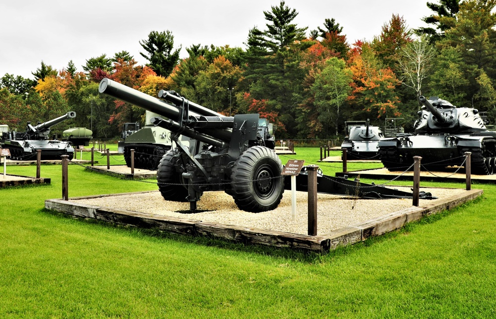 Fort McCoy’s Equipment Park features several items from Korean War-era