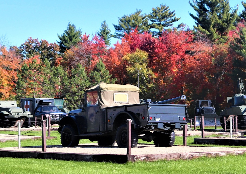 Fort McCoy’s Equipment Park features several items from Korean War-era