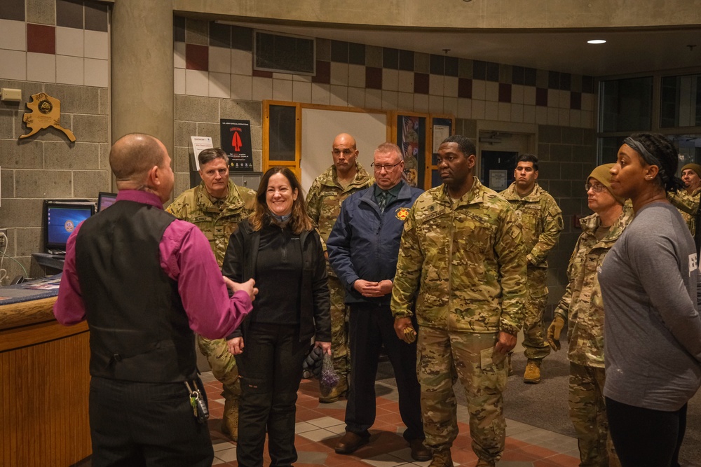 Dr. Agnes Schaefer Visits Fort Wainwright