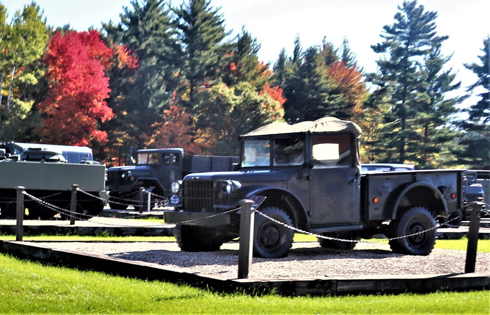 Fort McCoy’s Equipment Park features several items from Korean War-era