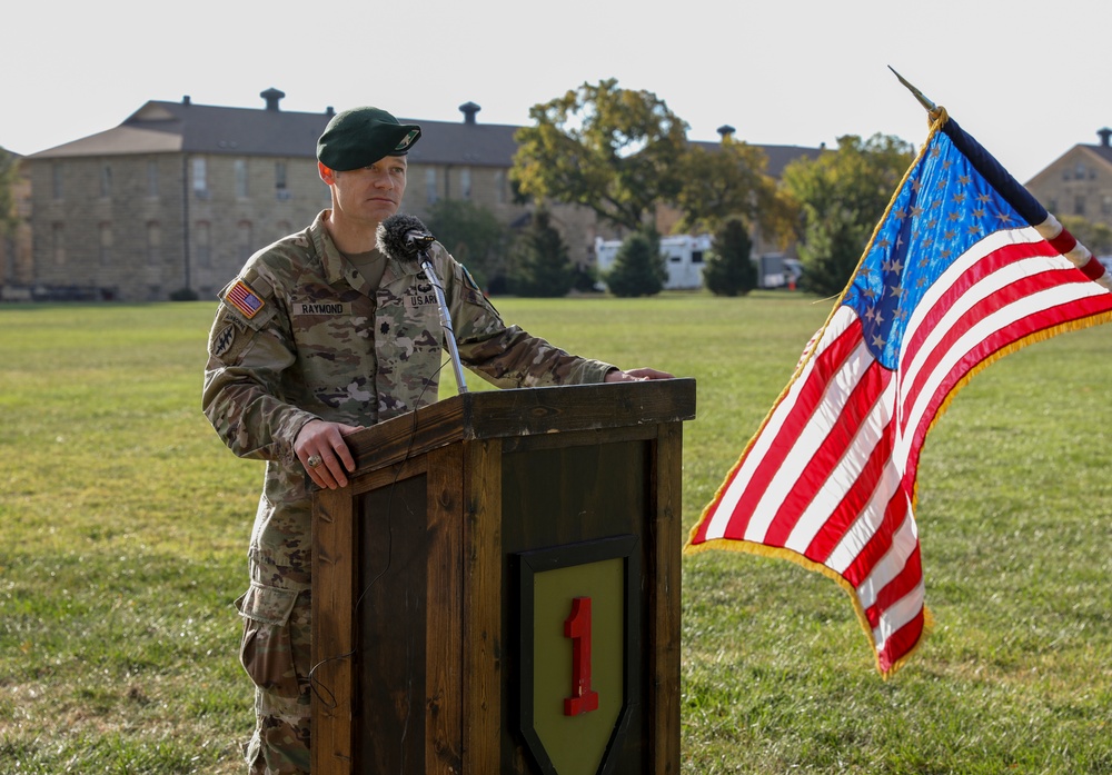 1st Infantry Division holds Victory Reception activation ceremony