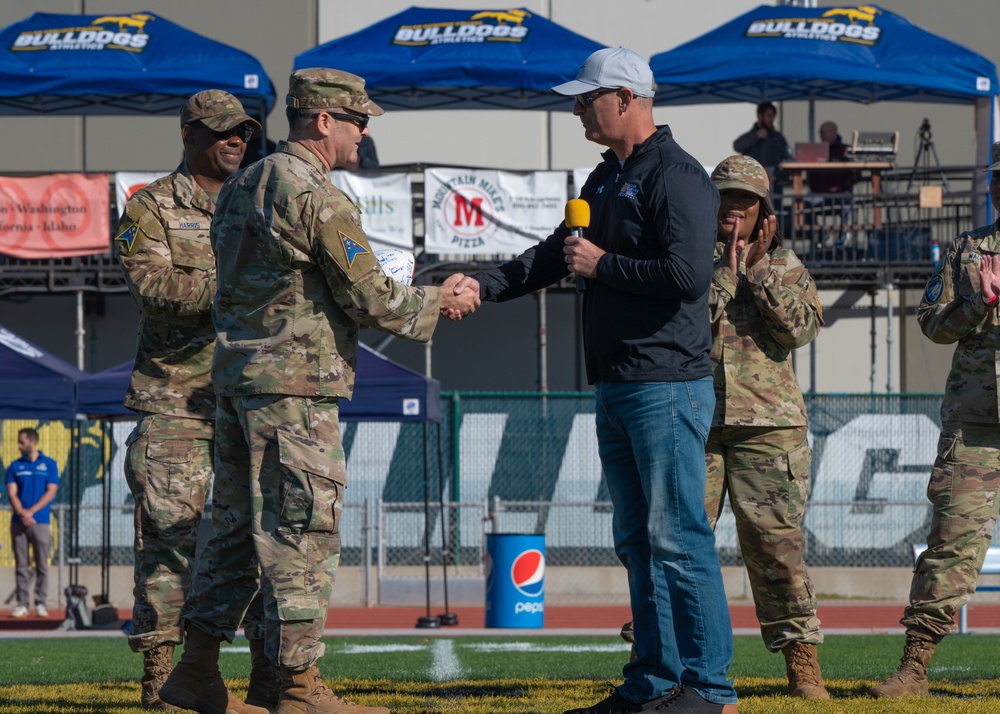 20th Annual AHC Military Appreciation Game halftime at Santa Maria