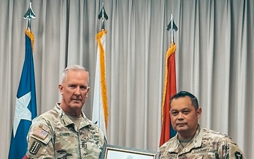 36th Infantry Division Headquarters and Headquarters Battalion holds change of responsibility ceremony
