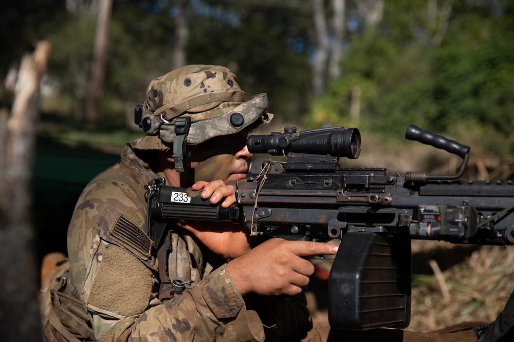 Wolfhounds Establish Security Posture Around Objective Austin at JPMRC 24-01