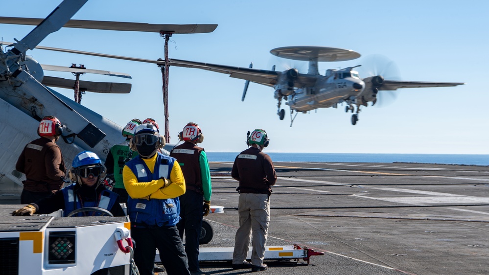 Flight Ops Aboard USS Theodore Roosevelt