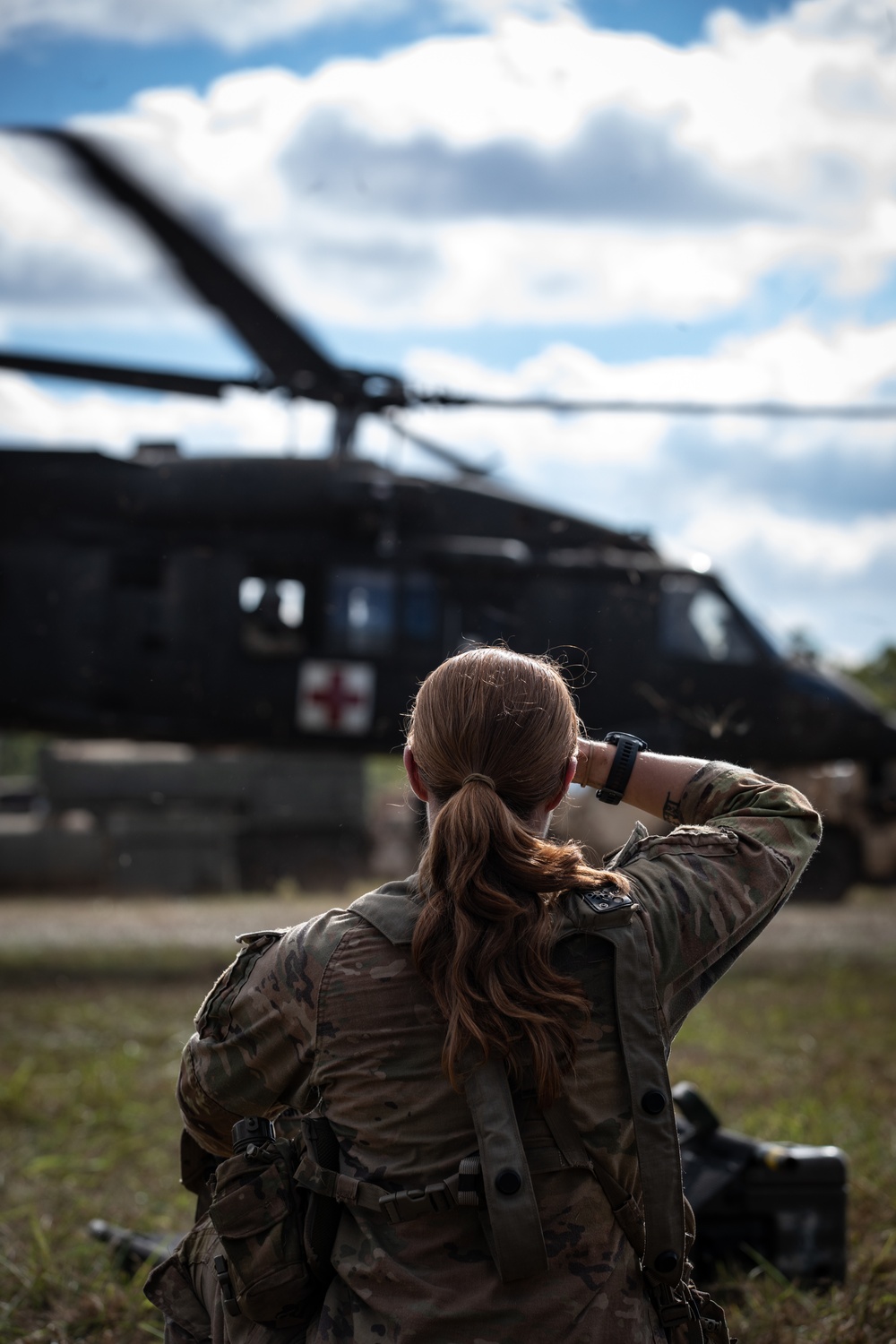 25th Infantry Division Soldiers practice MEDEVACs during 24-01