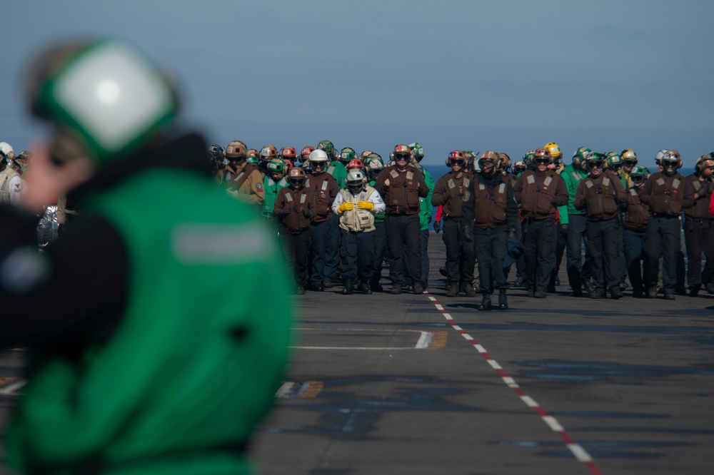 CVN 71 FOD Walkdown