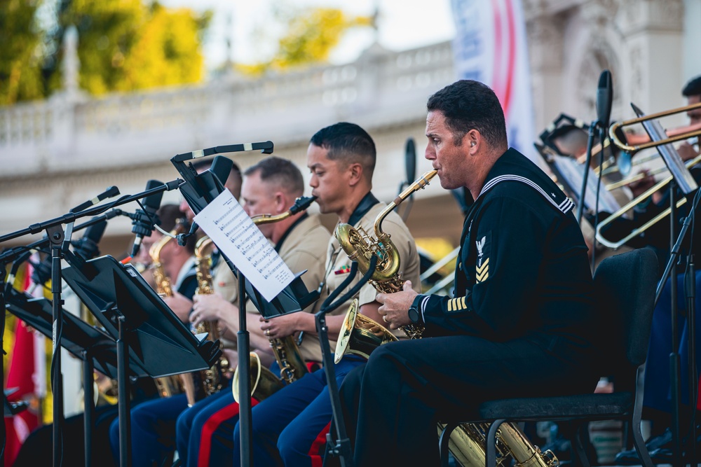 Navy and Marine Band Perform at Fleet Week San Diego