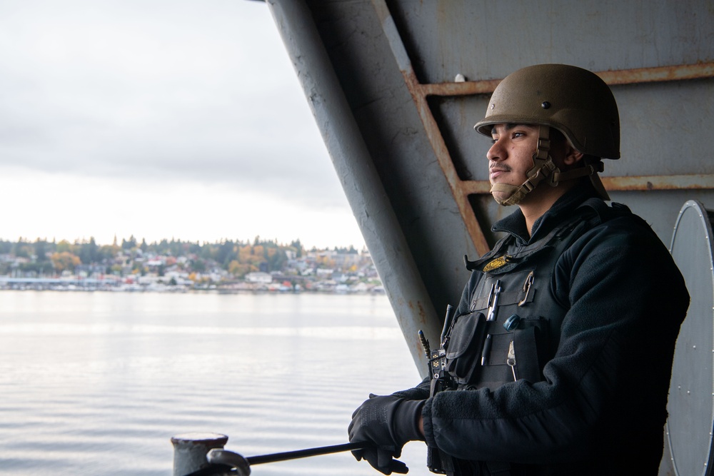 Sailor Stands Watch