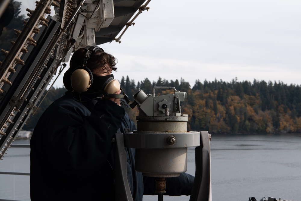 Sailor Stands Watch