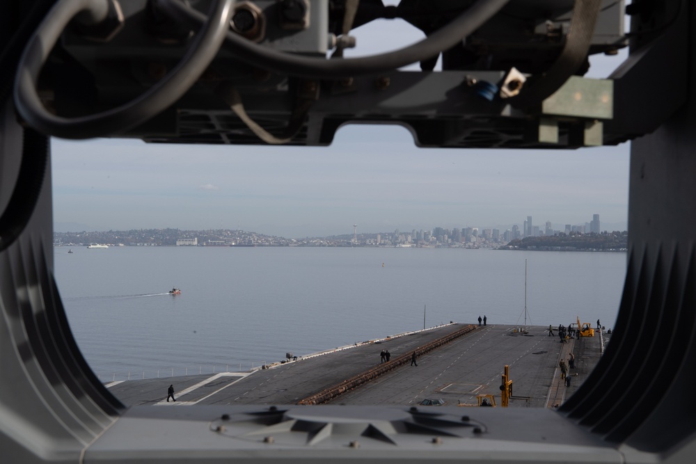 Nimitz Goes Underway