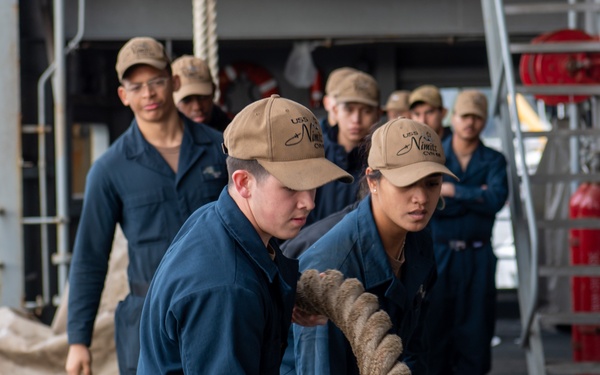 Sailors Handle Line