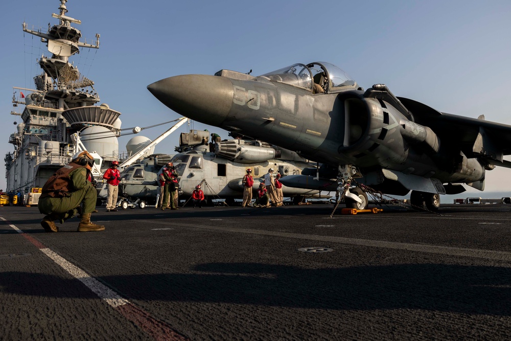 USS Bataan Loads Joint Standoff Weapons